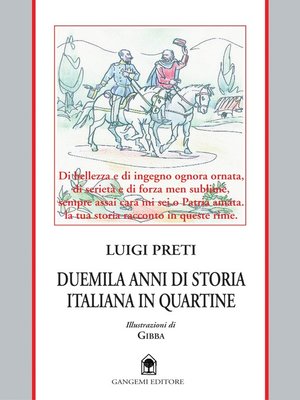 cover image of Duemila anni di storia italiana in quartine